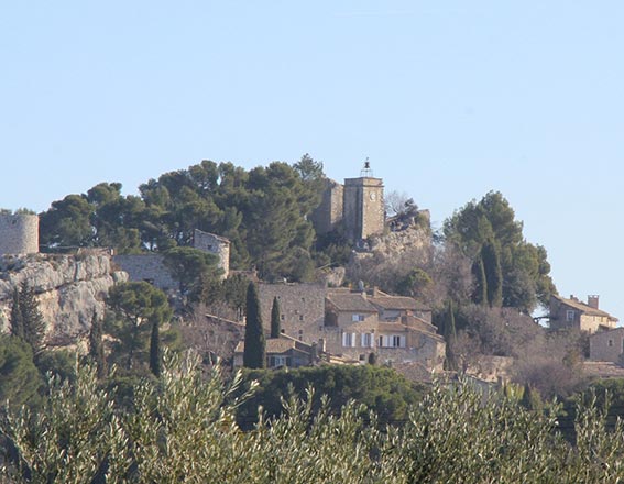 Vue sur un village